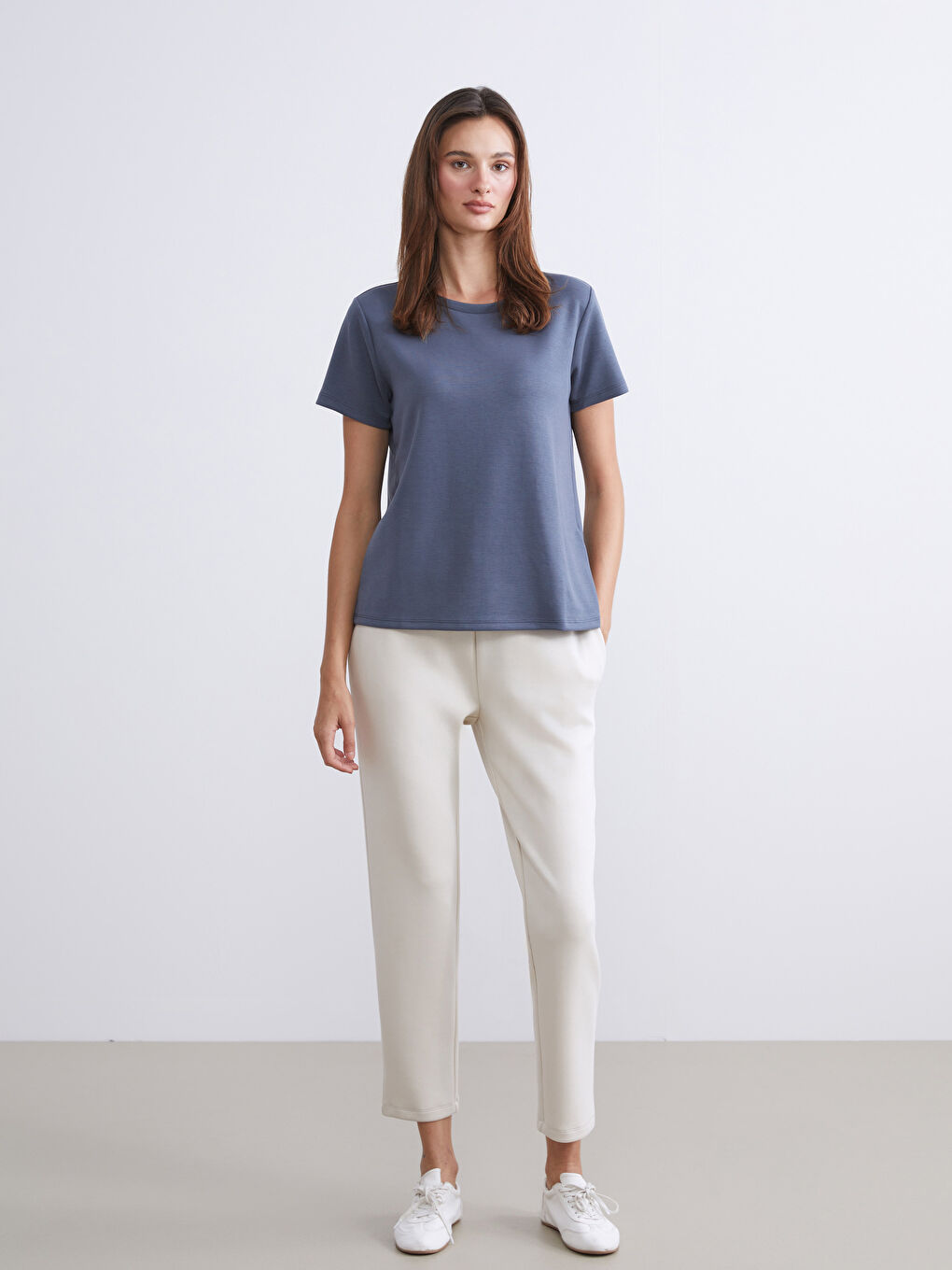 LCW Vision Women's Sweatpants with Elastic Waist -W53768Z8-G5M