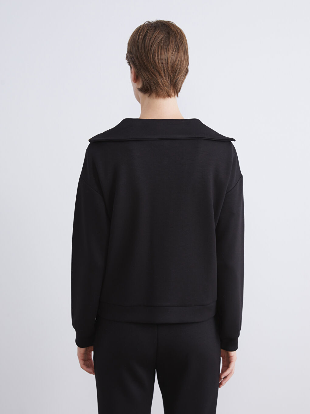 LCW Vision Funnel Neck Women's Sweatshirt -W53769Z8-CVL