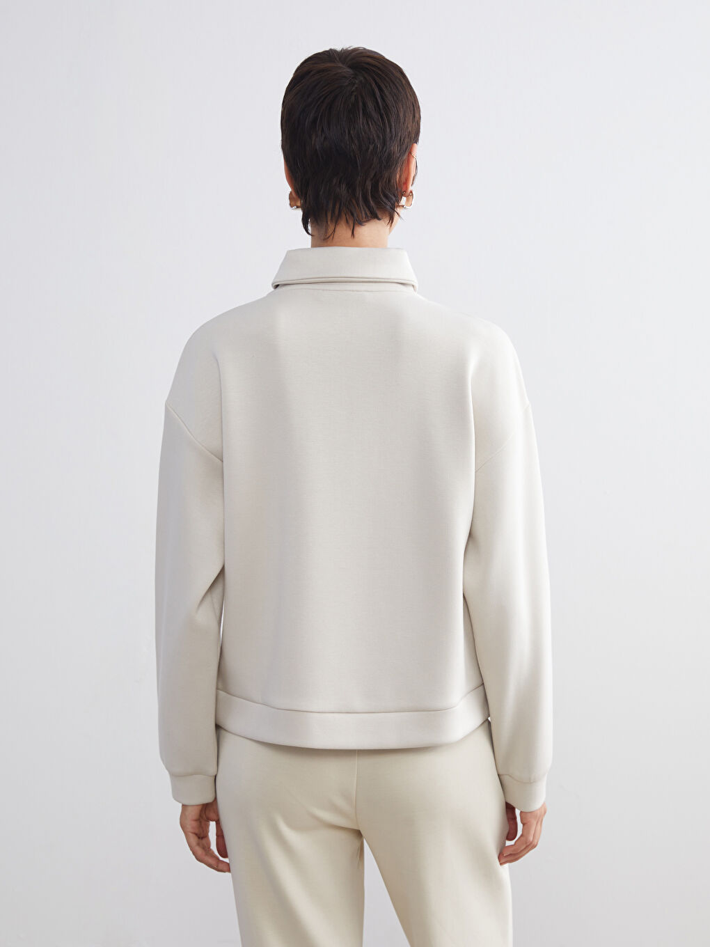 LCW Vision Funnel Neck Women's Sweatshirt -W53769Z8-G5M