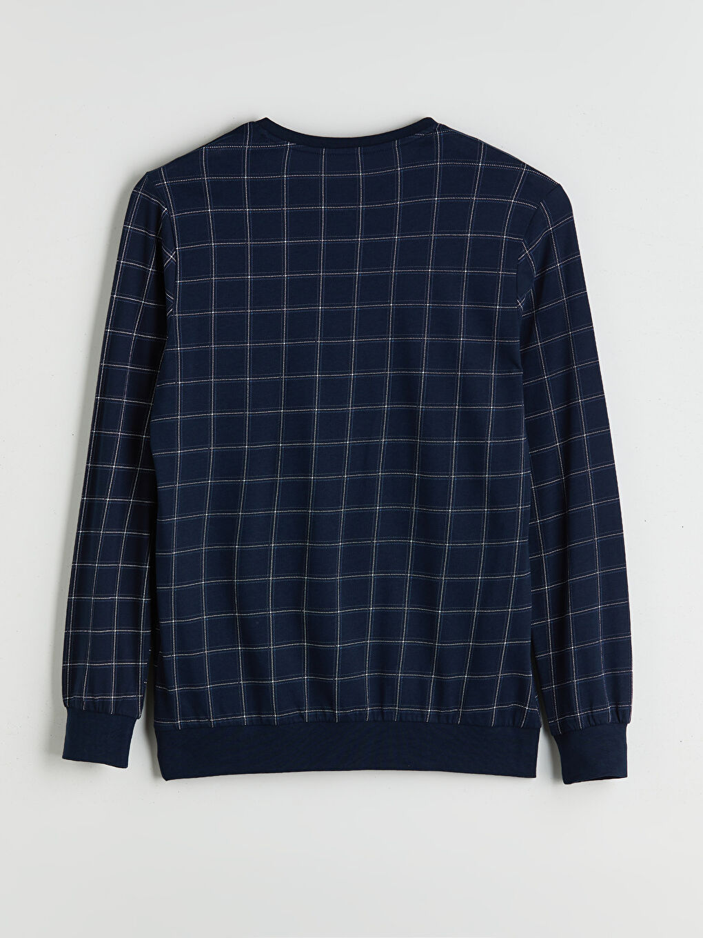 Lacivert Standart Kalıp Erkek Pijama Takımı-6