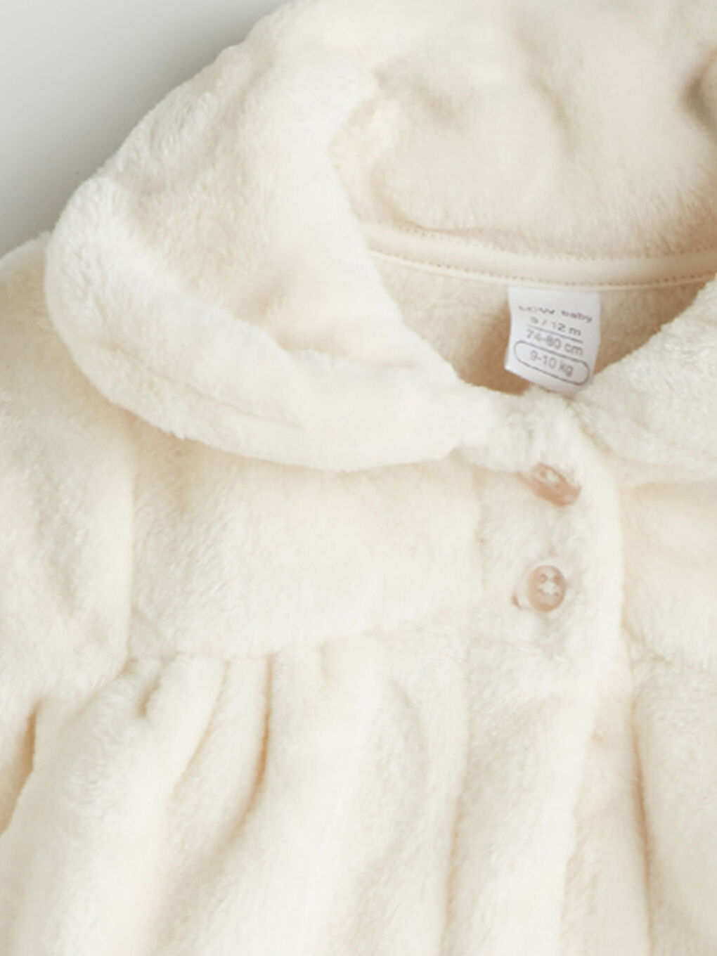 LCW baby Бебе момиче Екрю Палто -W53778Z1-FDL