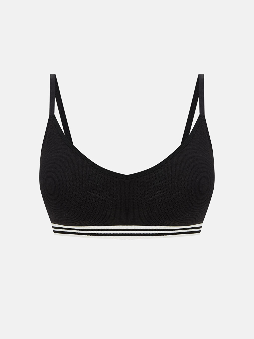 Non-Wired Padded Plain Bustier Top