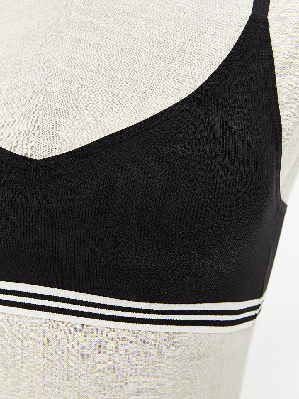 Non-Wired Padded Plain Bustier Top-2