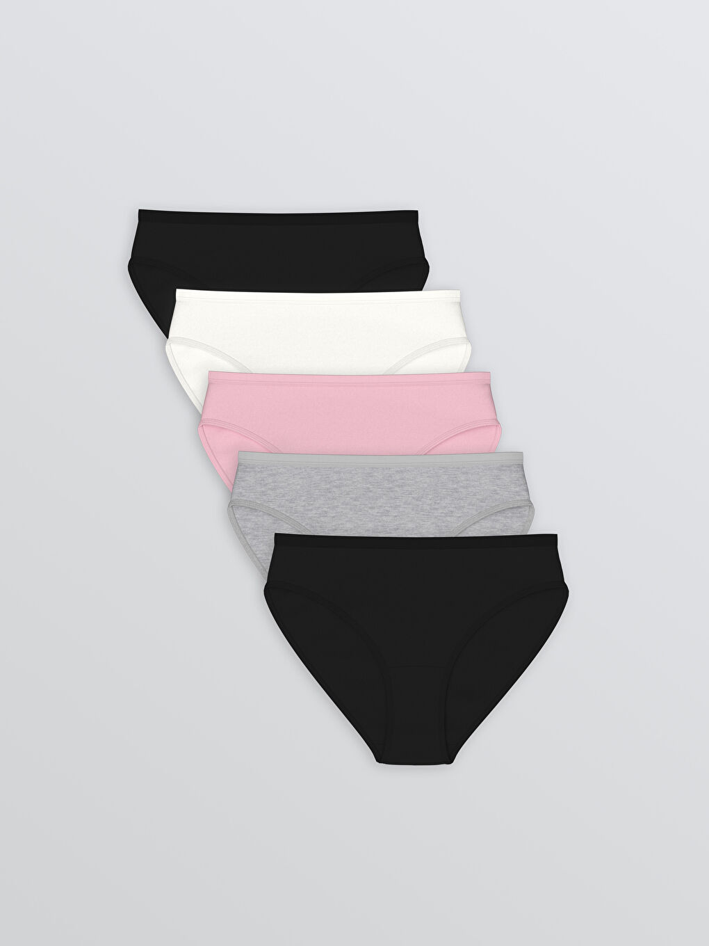 LCW Young Plain Bikini Knickers 5 Pack -W53803Z8-D3A