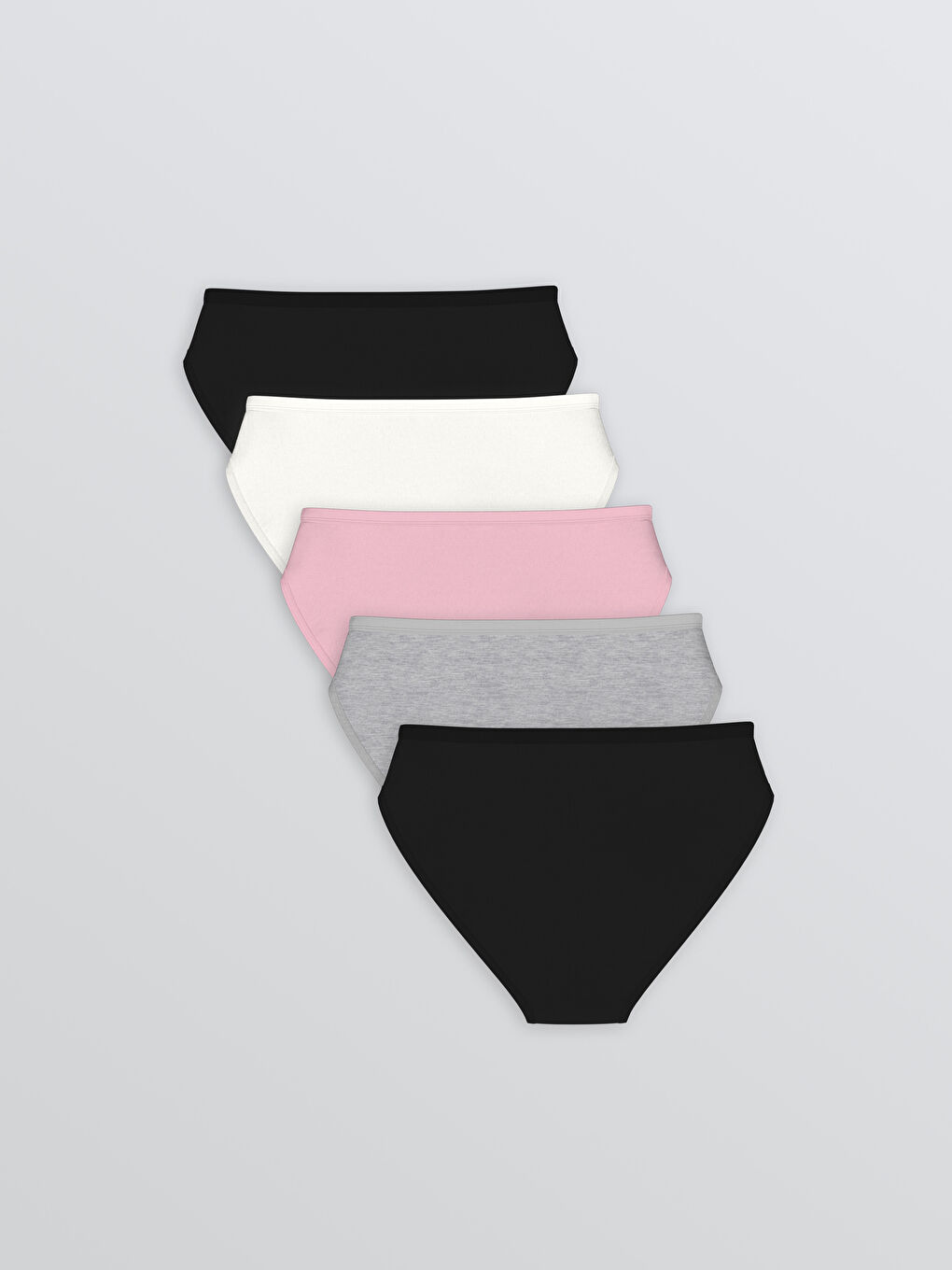 LCW Young Plain Bikini Knickers 5 Pack -W53803Z8-D3A