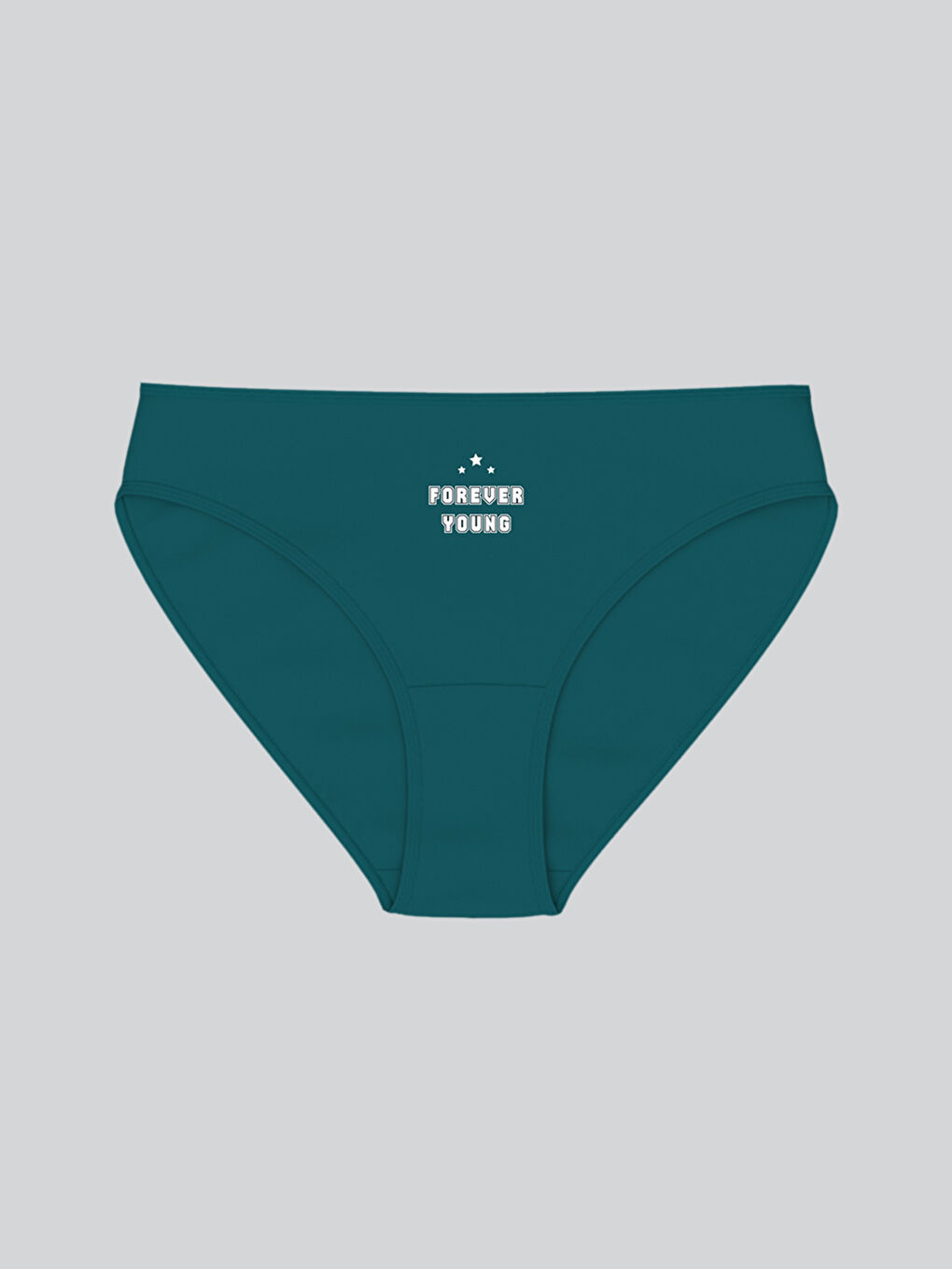 Petrol Baskılı Bikini Külot