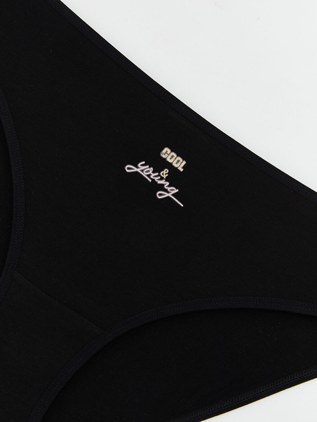 Siyah Baskılı Bikini Külot-2