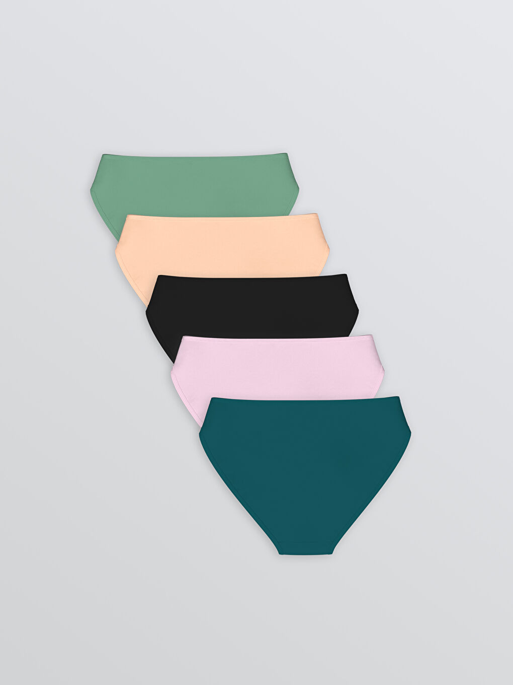 LCW Young Printed Bikini Knickers 5 Pack -W53805Z8-CVL