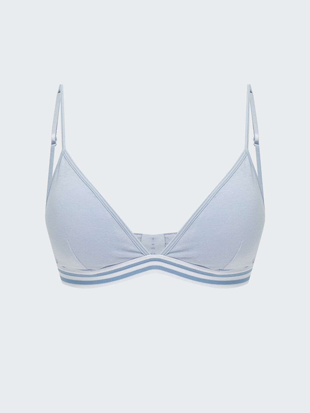 Non-Wired Non-Padded Striped First Bra