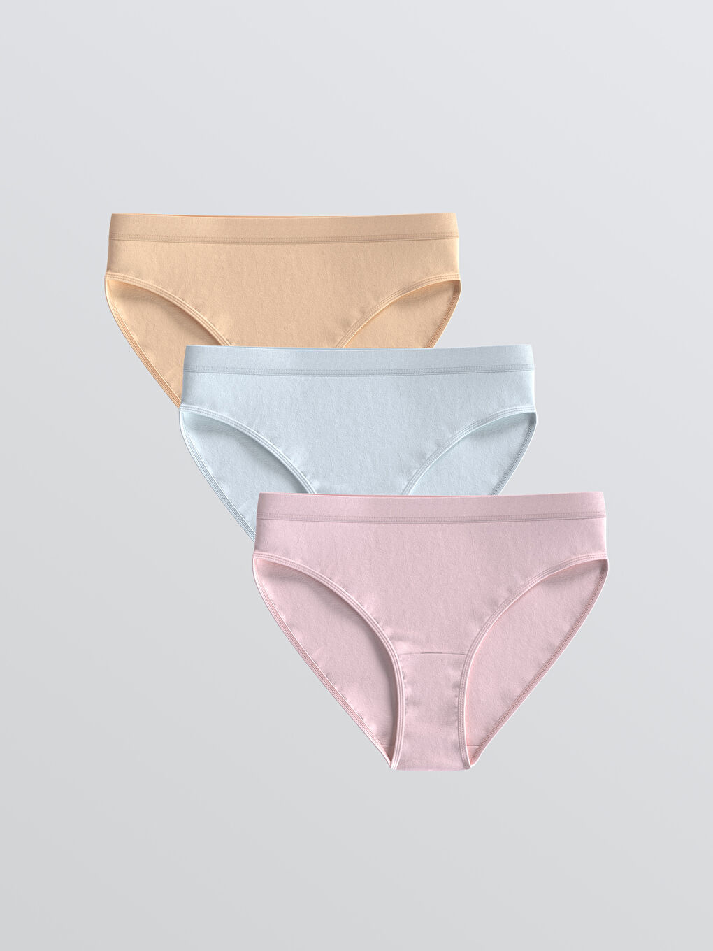 LCW Young Plain Bikini Knickers 3-pack -W53815Z8-G7R
