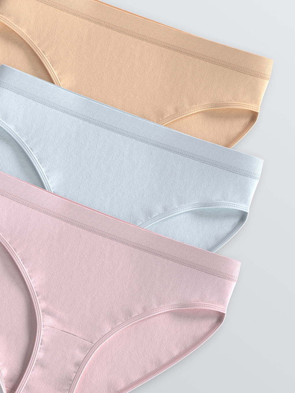 LCW Young Plain Bikini Knickers 3-pack -W53815Z8-G7R