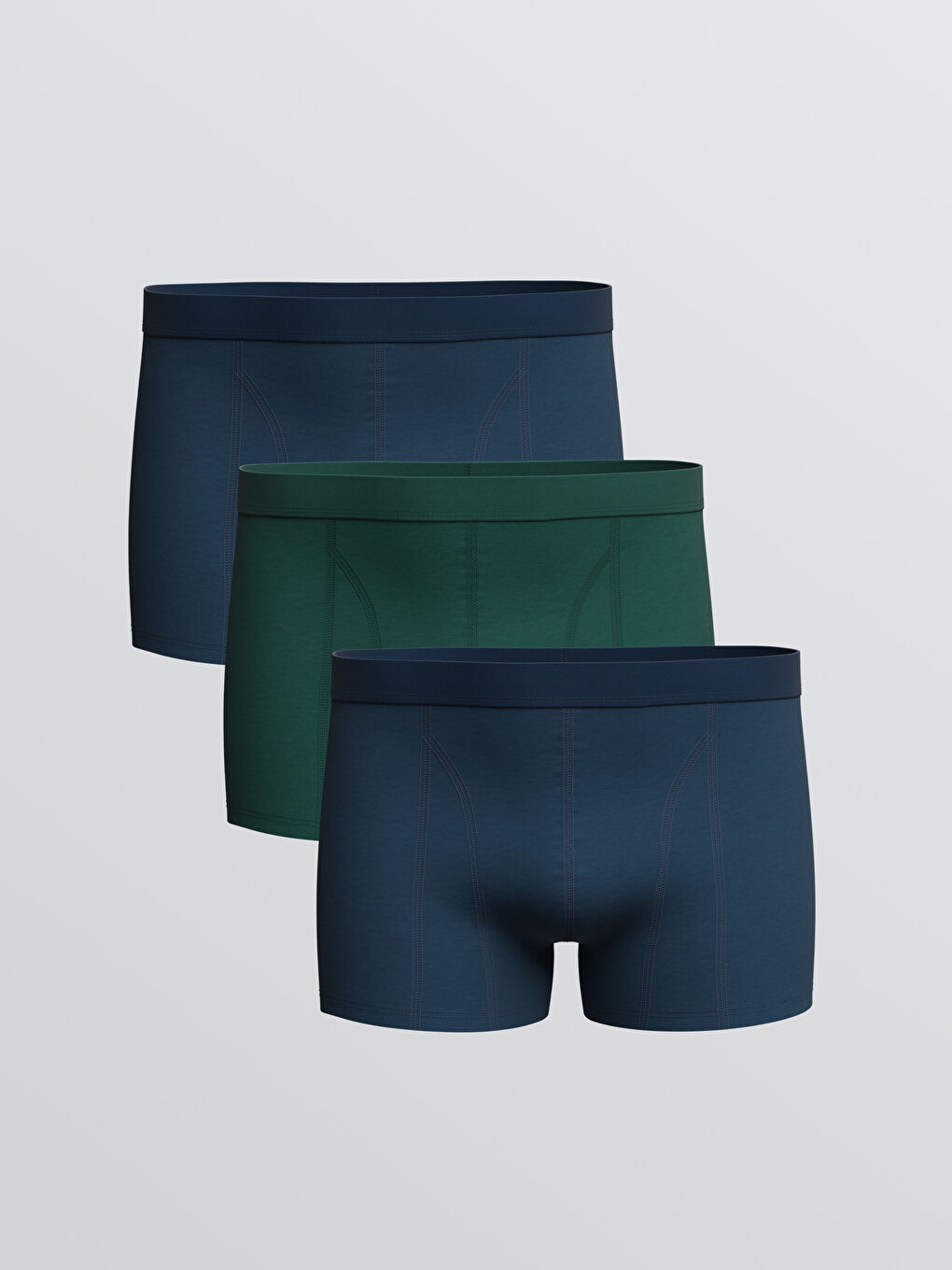 LC WAIKIKI Standard Fit Cotton Stretch Men's Boxer 3-pack -W53828Z8-R4Y