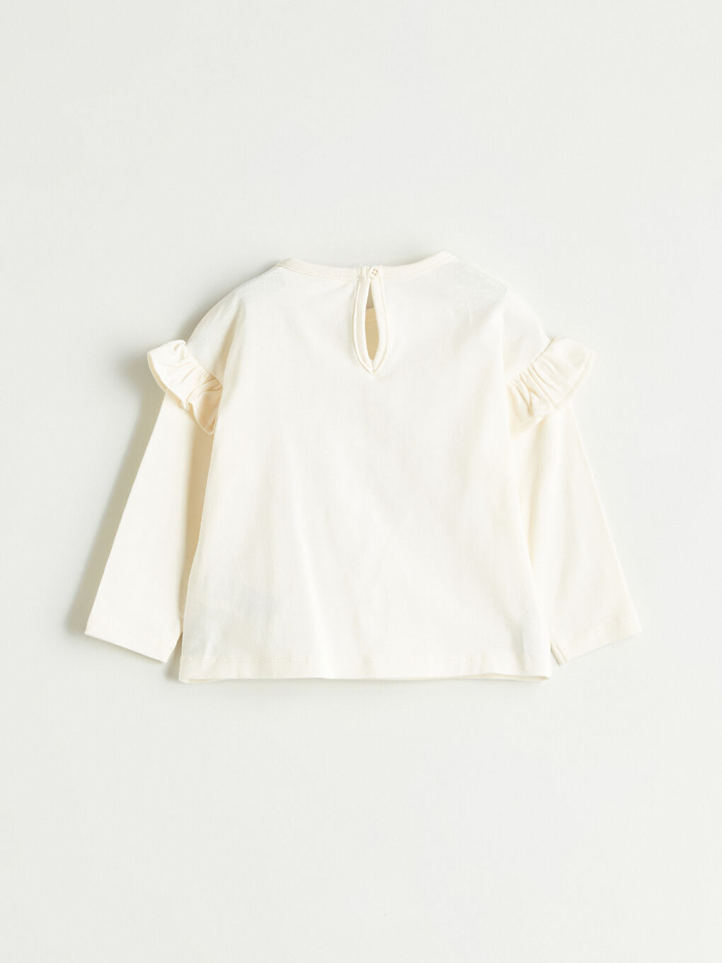 LCW baby Okrugli izrez Štampana Bluza i Helanke za Bebe Devojčice 2-pakovanja Komplet -W53840Z1-FDL