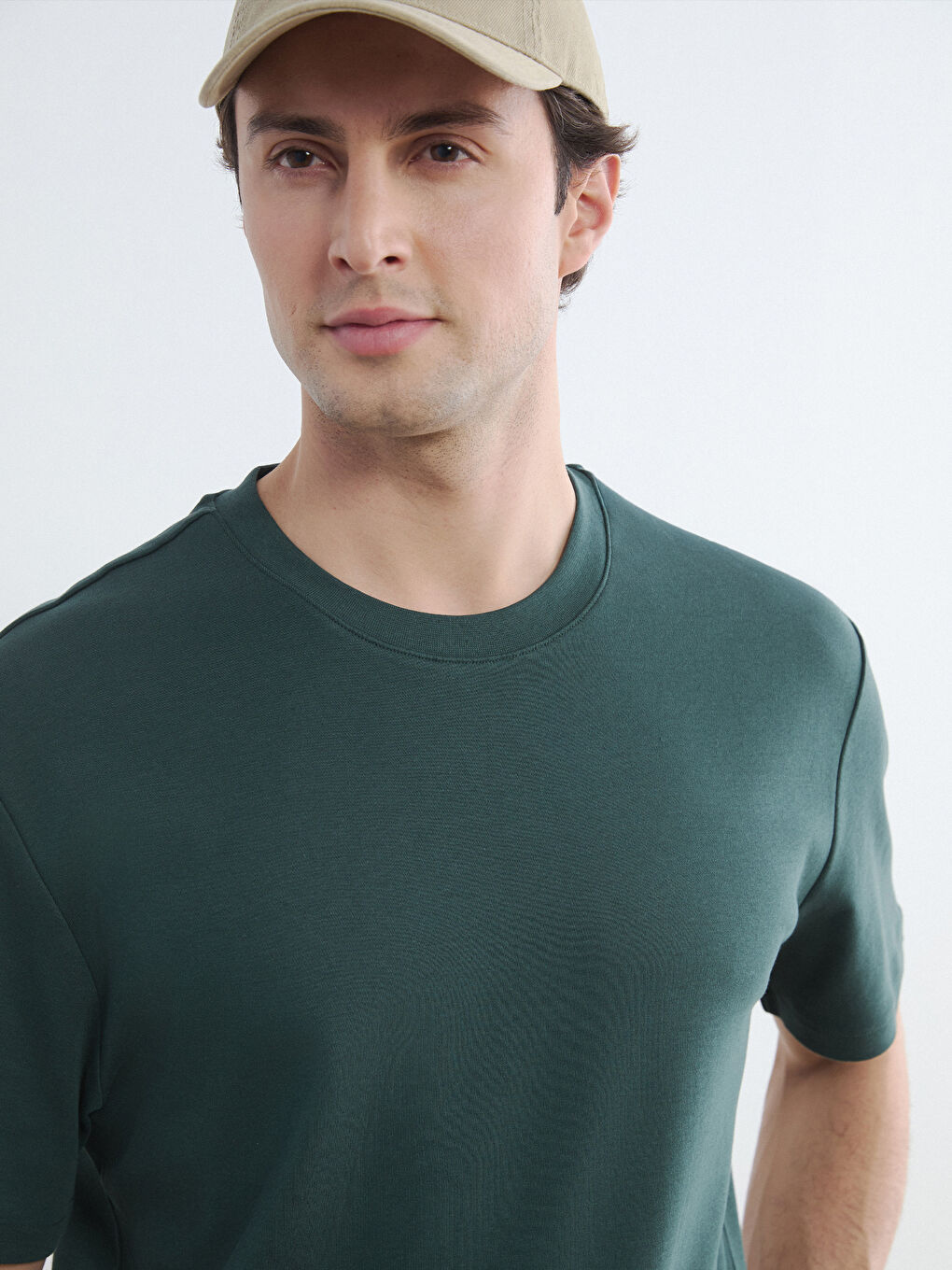 Мужская футболка с круглым вырезом и короткими рукавами-2