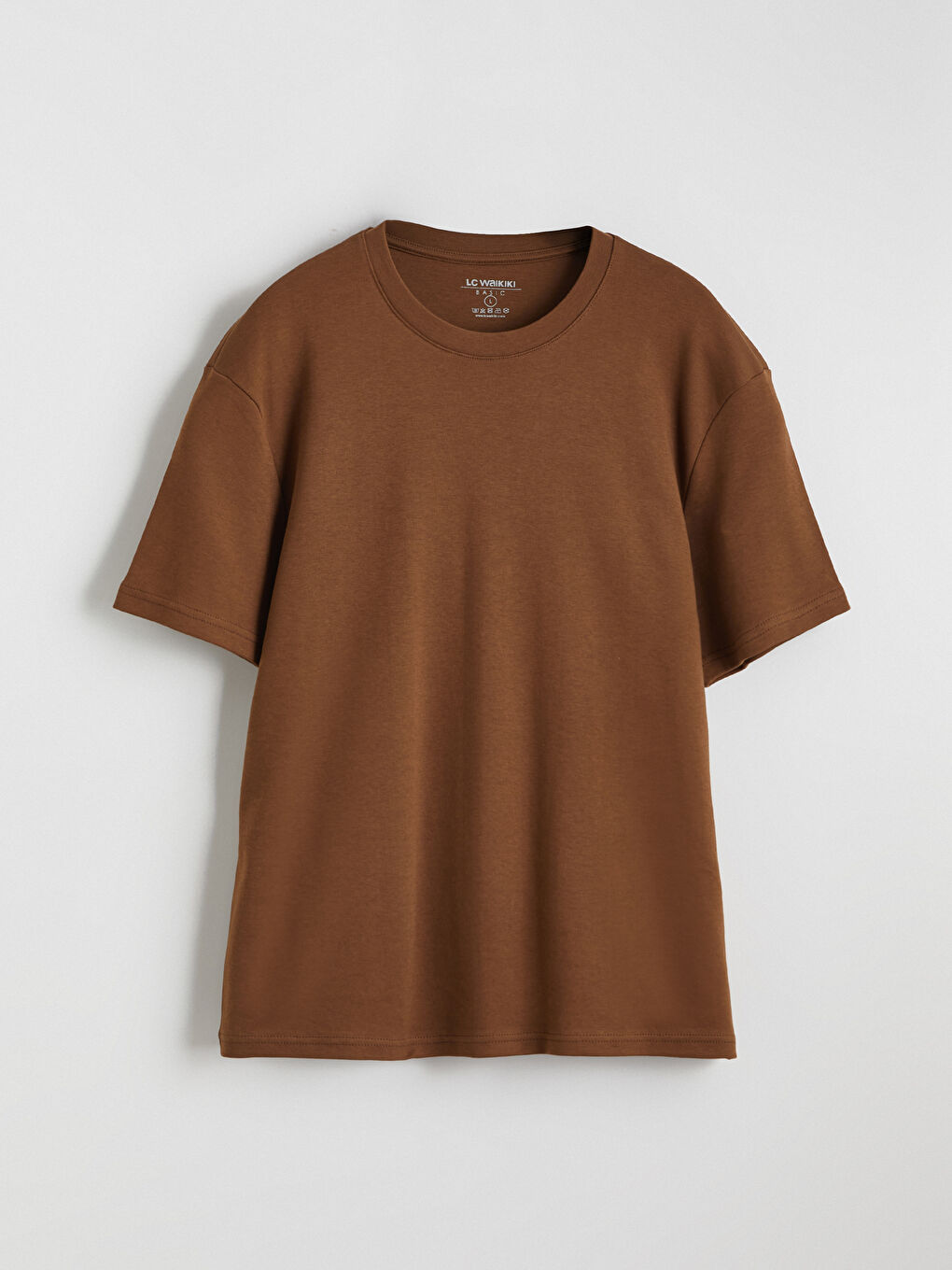 تي شيرت رجالي بكم قصير وكول مدور-4