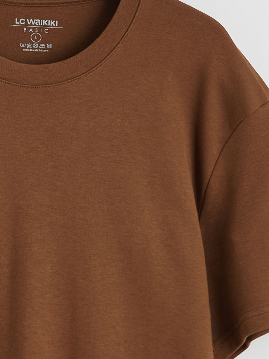 تي شيرت رجالي بكم قصير وكول مدور-5