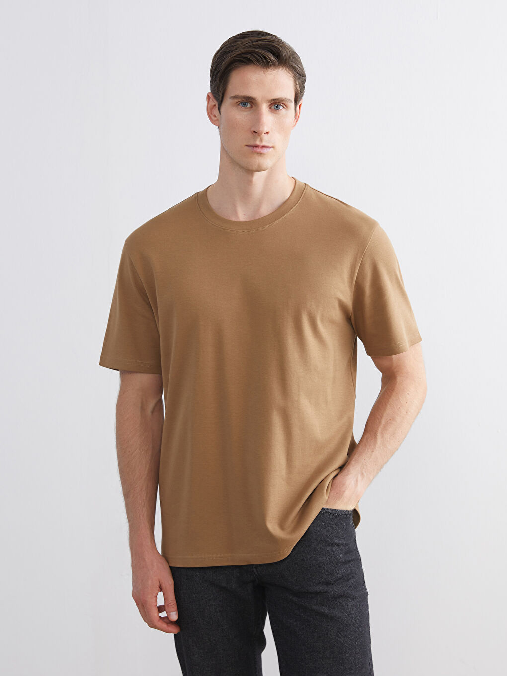 Crew Neck Short Sleeve Men's T-Shirt