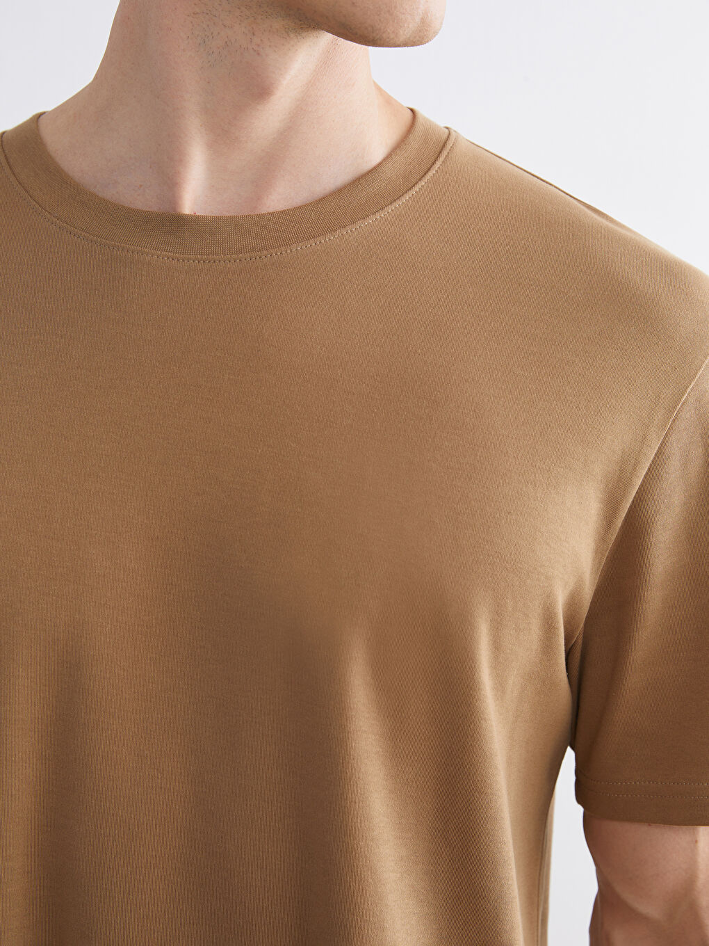 Crew Neck Short Sleeve Men's T-Shirt-2