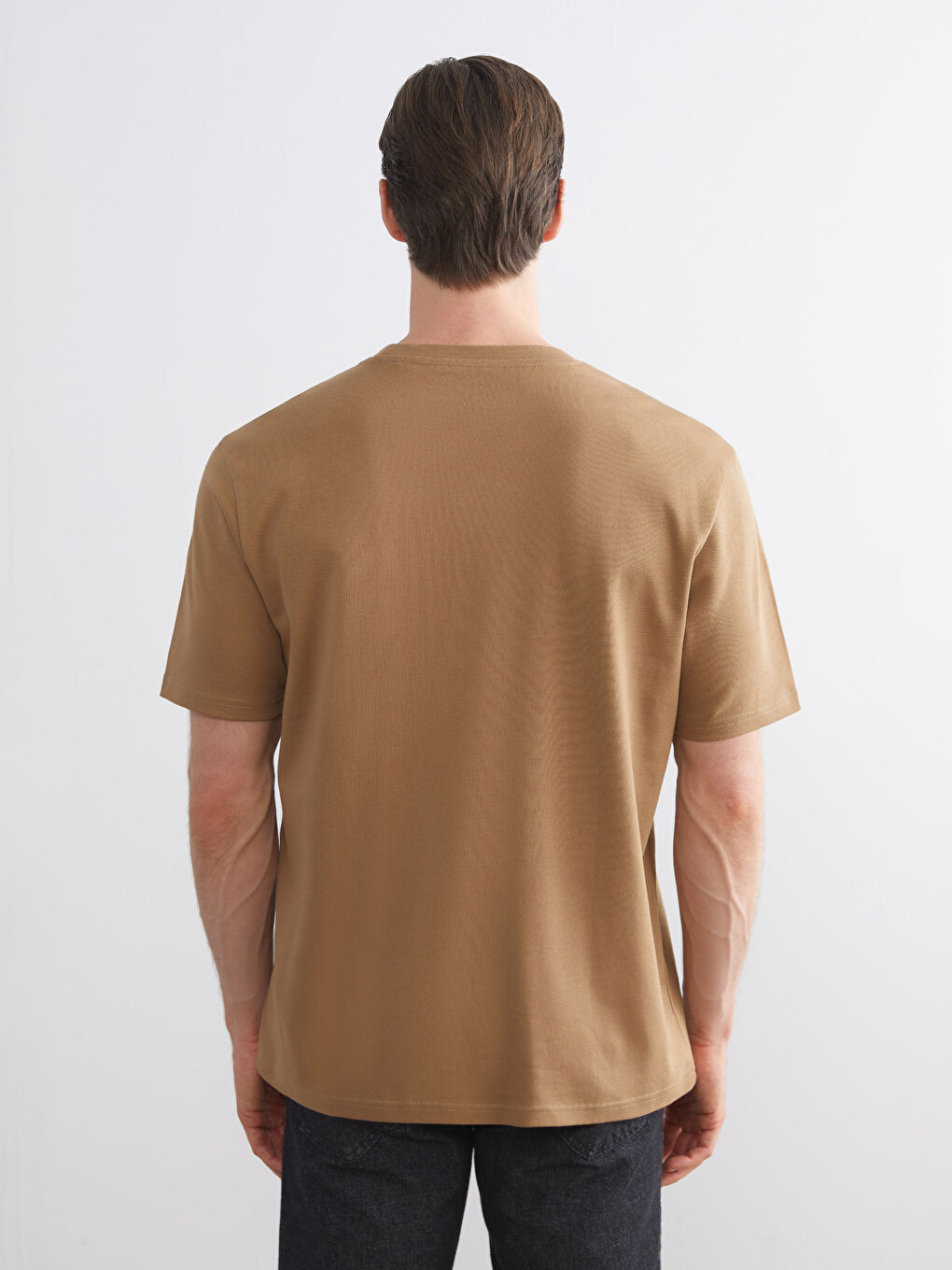 Crew Neck Short Sleeve Men's T-Shirt-3