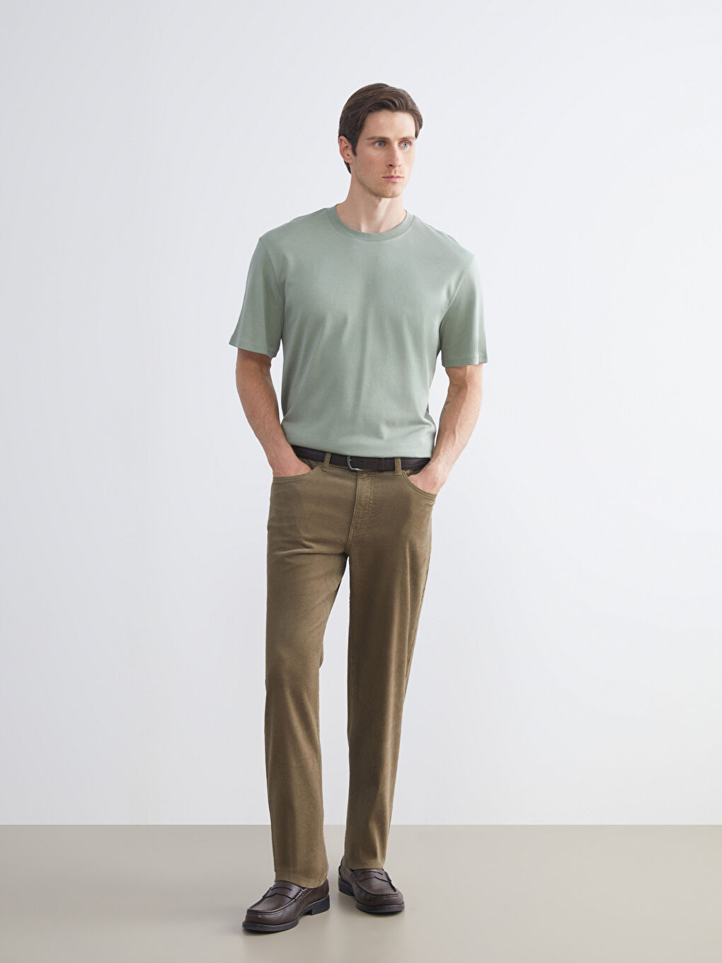 Crew Neck Short Sleeve Men's T-Shirt-1