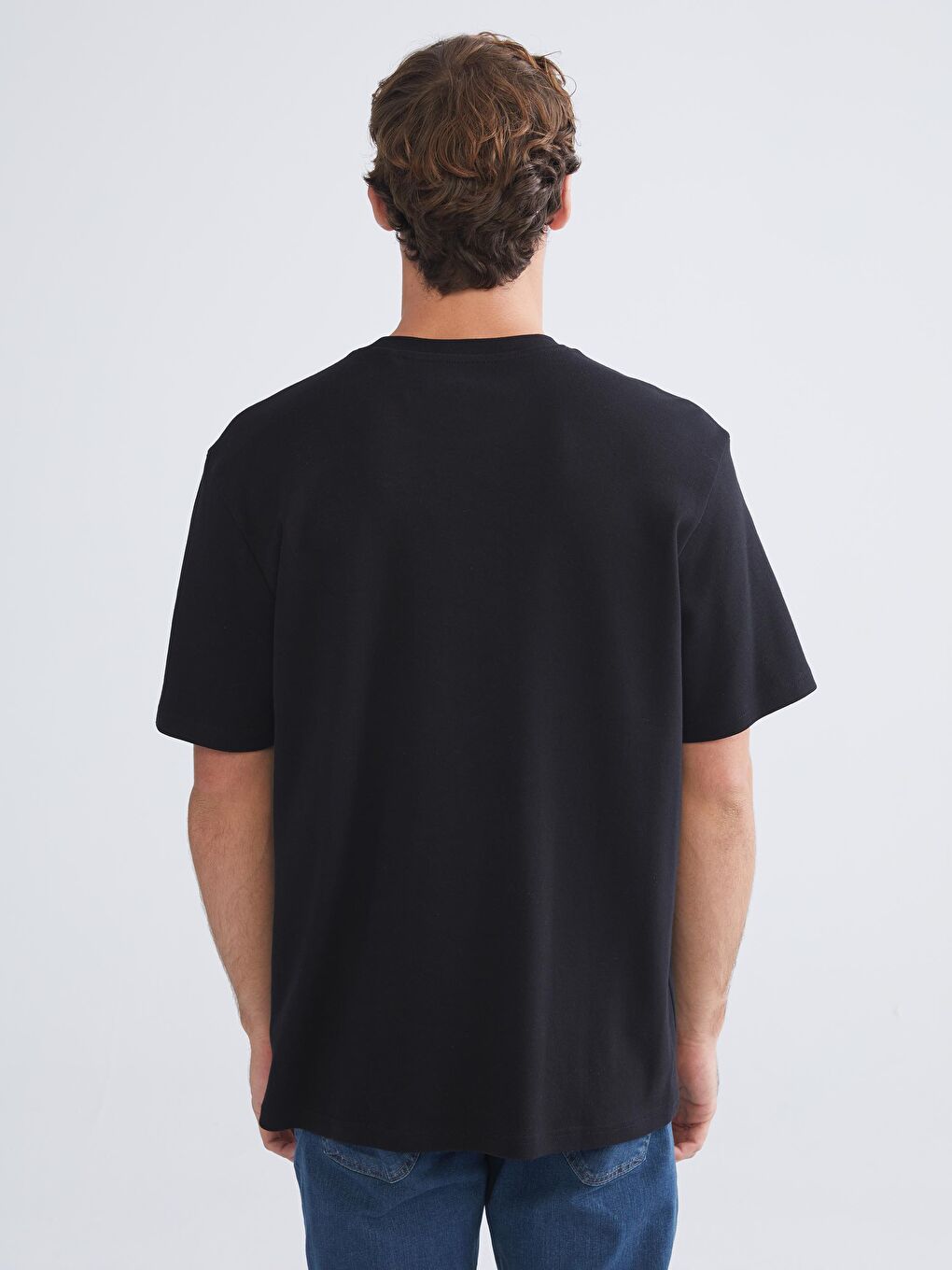 Crew Neck Short Sleeve Men's T-Shirt-6