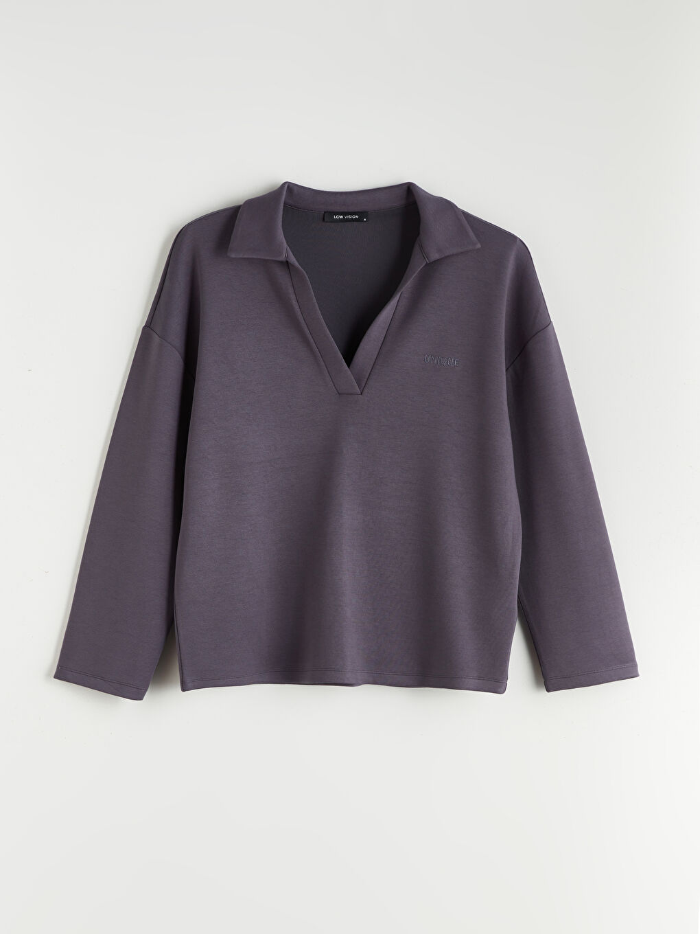 LCW Vision Polo Neck Women's Sweatshirt -W53879Z8-HGV