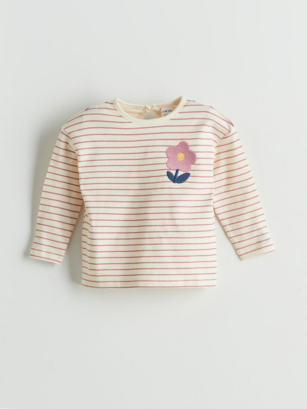 LCW baby Crew Neck Baby Girls' Blouse and Leggings 2 Pack -W53891Z1-LFD