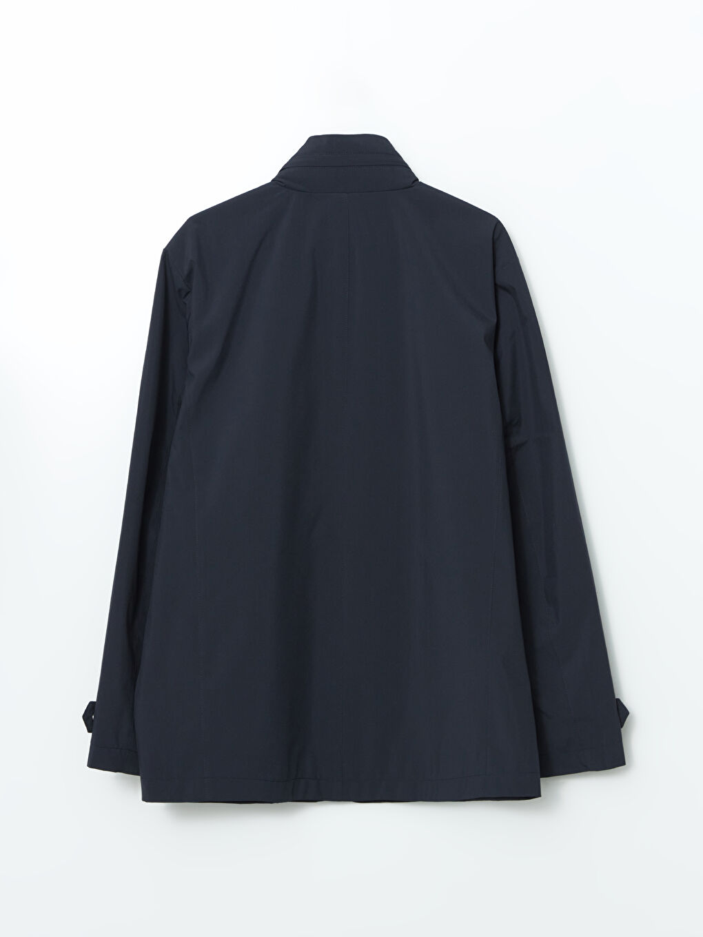 Lacivert Standart Kalıp Dik Yaka Erkek Mont-6