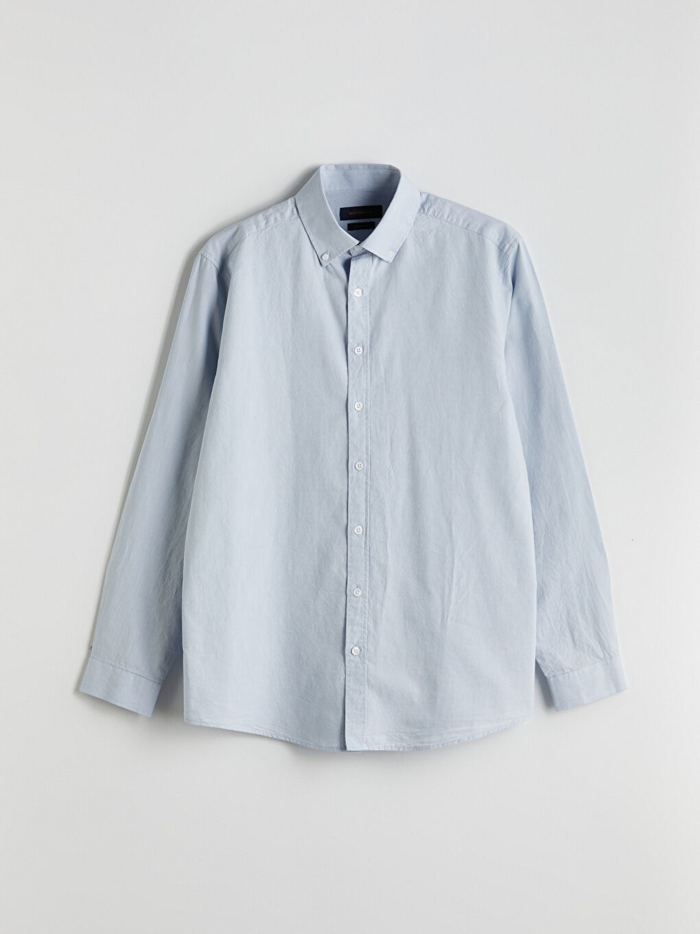 SOUTHBLUE Slim Fit Long Sleeve Oxford Men's Shirt -W53916Z8-Z6N