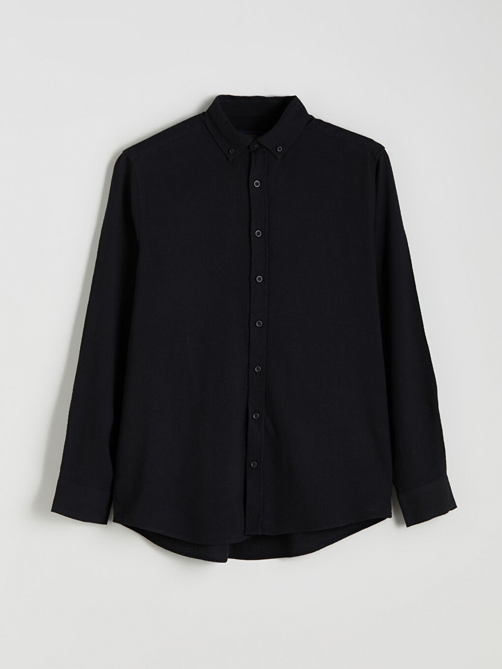 Regular Fit Long Sleeve Poplin Men's Shirt-6