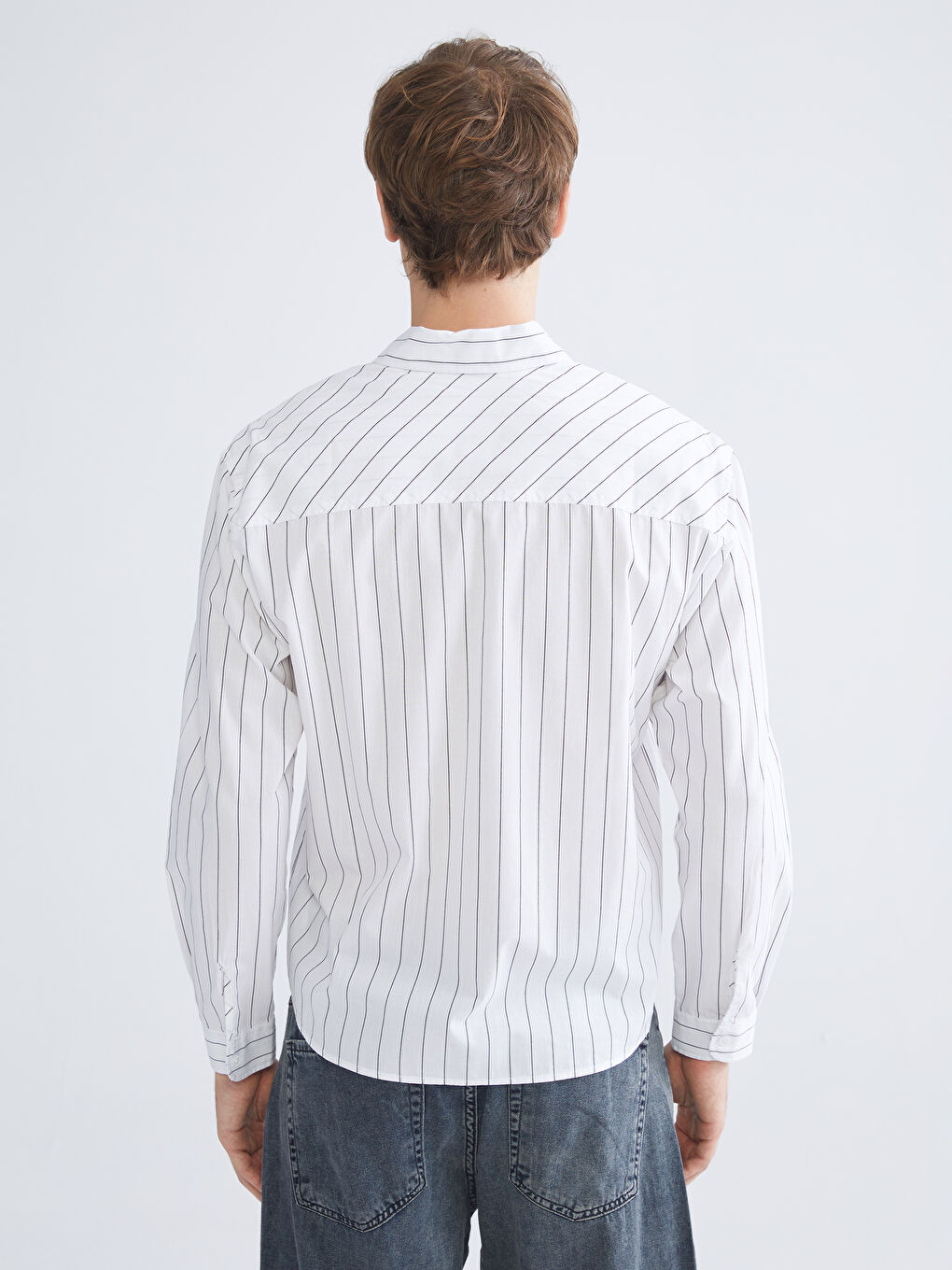 XSIDE Relaxed Fit Long Sleeve Men's Shirt -W53936Z8-LEG