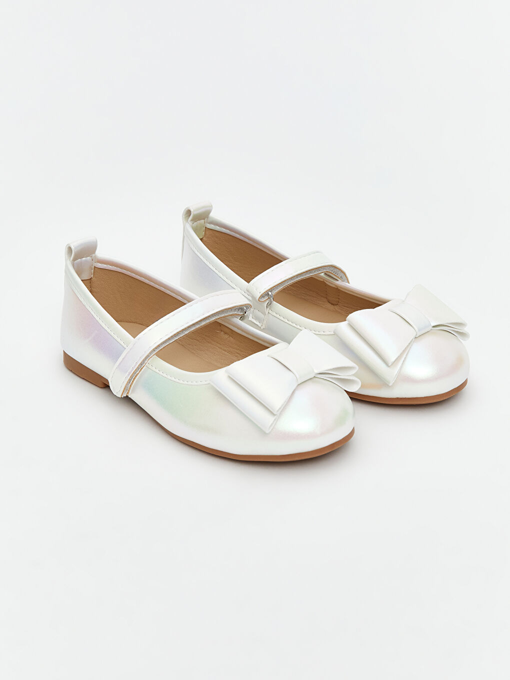 Bow Detailed Baby Girl Flats -W53939Z1-Q6K