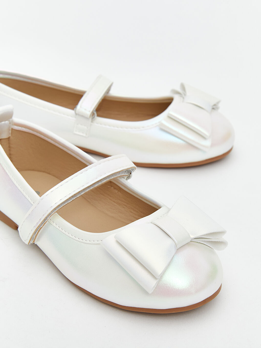 Bow Detailed Baby Girl Flats -W53939Z1-Q6K