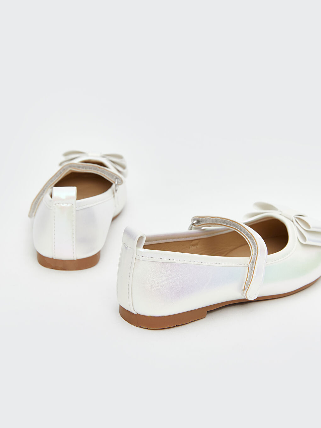 Bow Detailed Baby Girl Flats -W53939Z1-Q6K