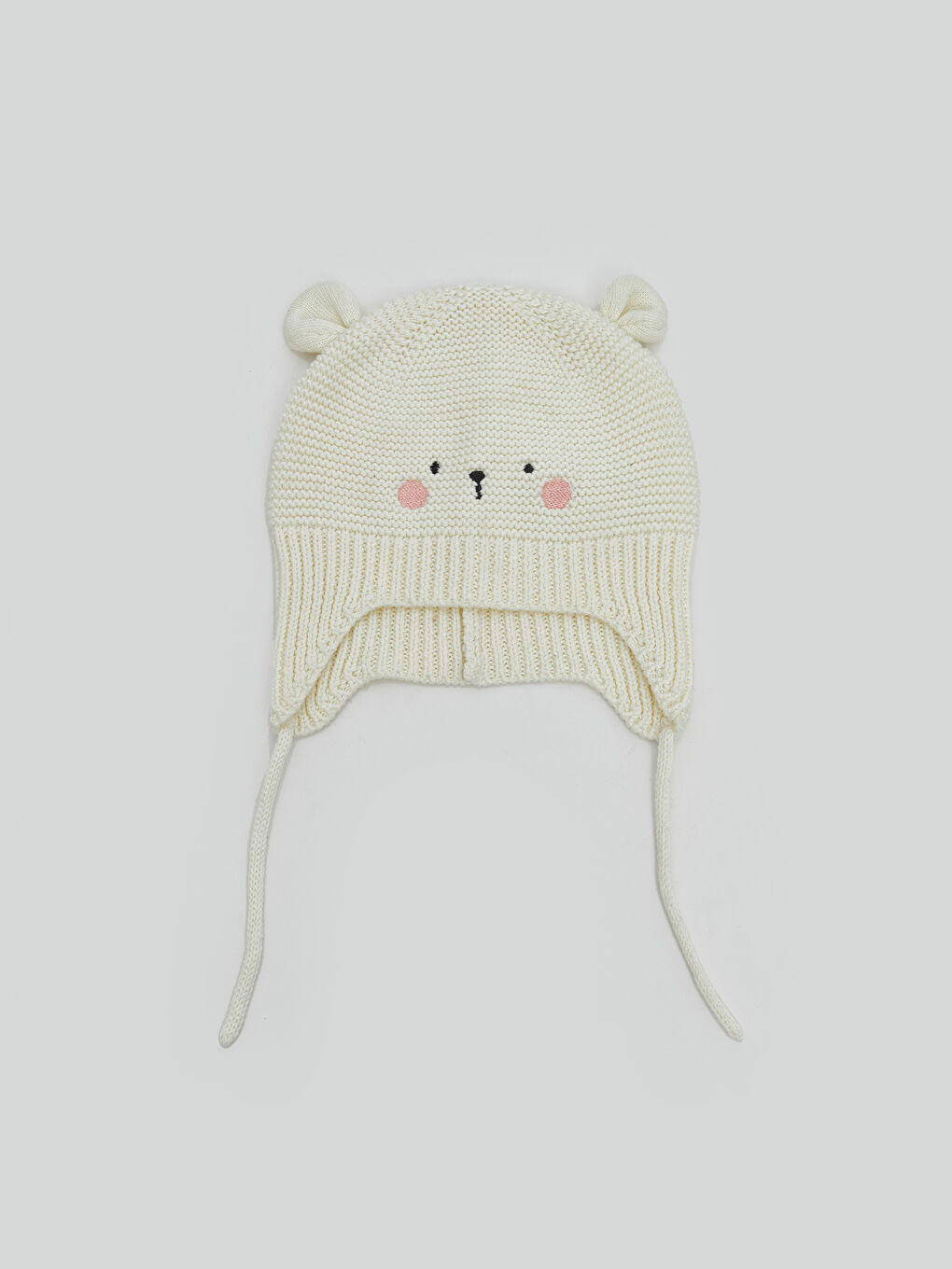 Baby Girl BEIGE Newborn Beanie