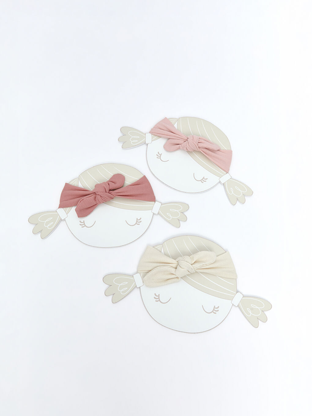 LCW baby Feck Detailed Girl Baby Hair Band 3'S -W53963Z1-S5Y