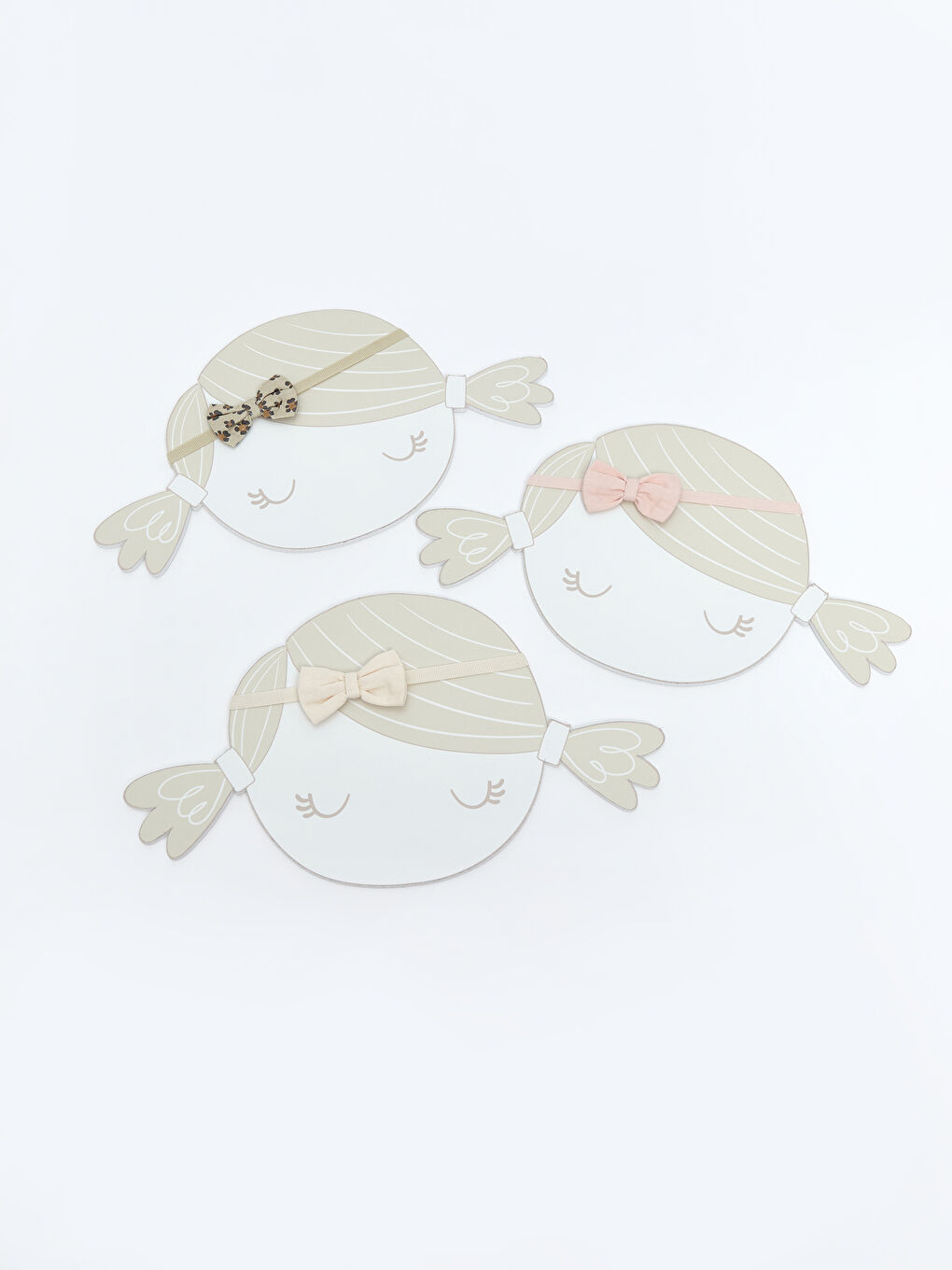 LCW baby Feck Detailed Girl Baby Hair Band 3'S -W53966Z1-KXP