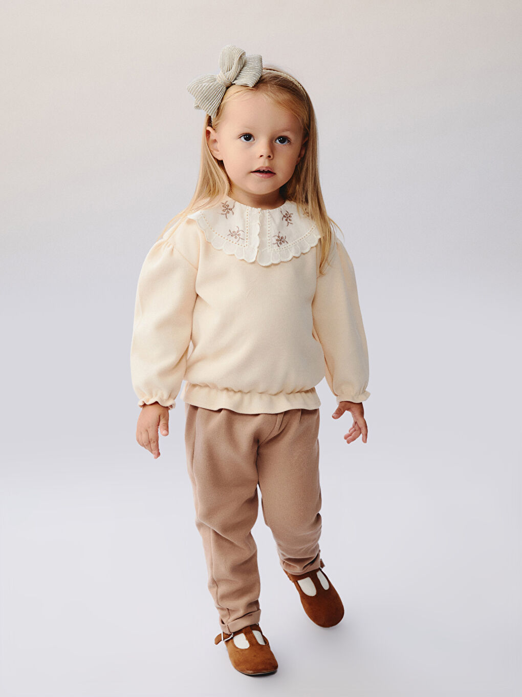 Couronne Bébé Fille avec Nœud-1