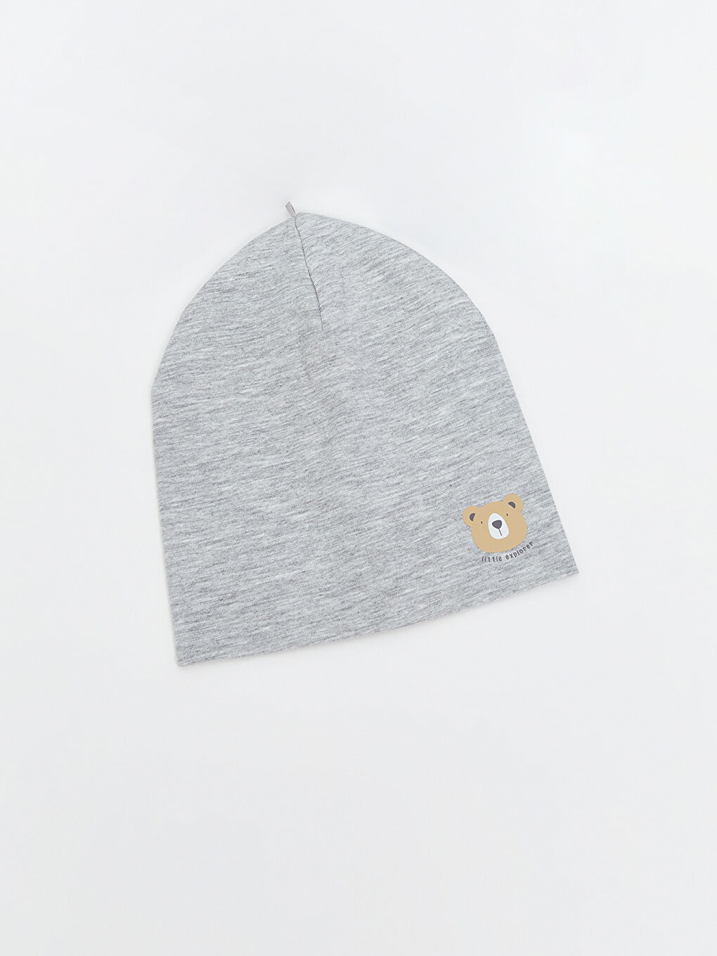 Beyaz Ayı Baskılı Erkek Bebek Bere