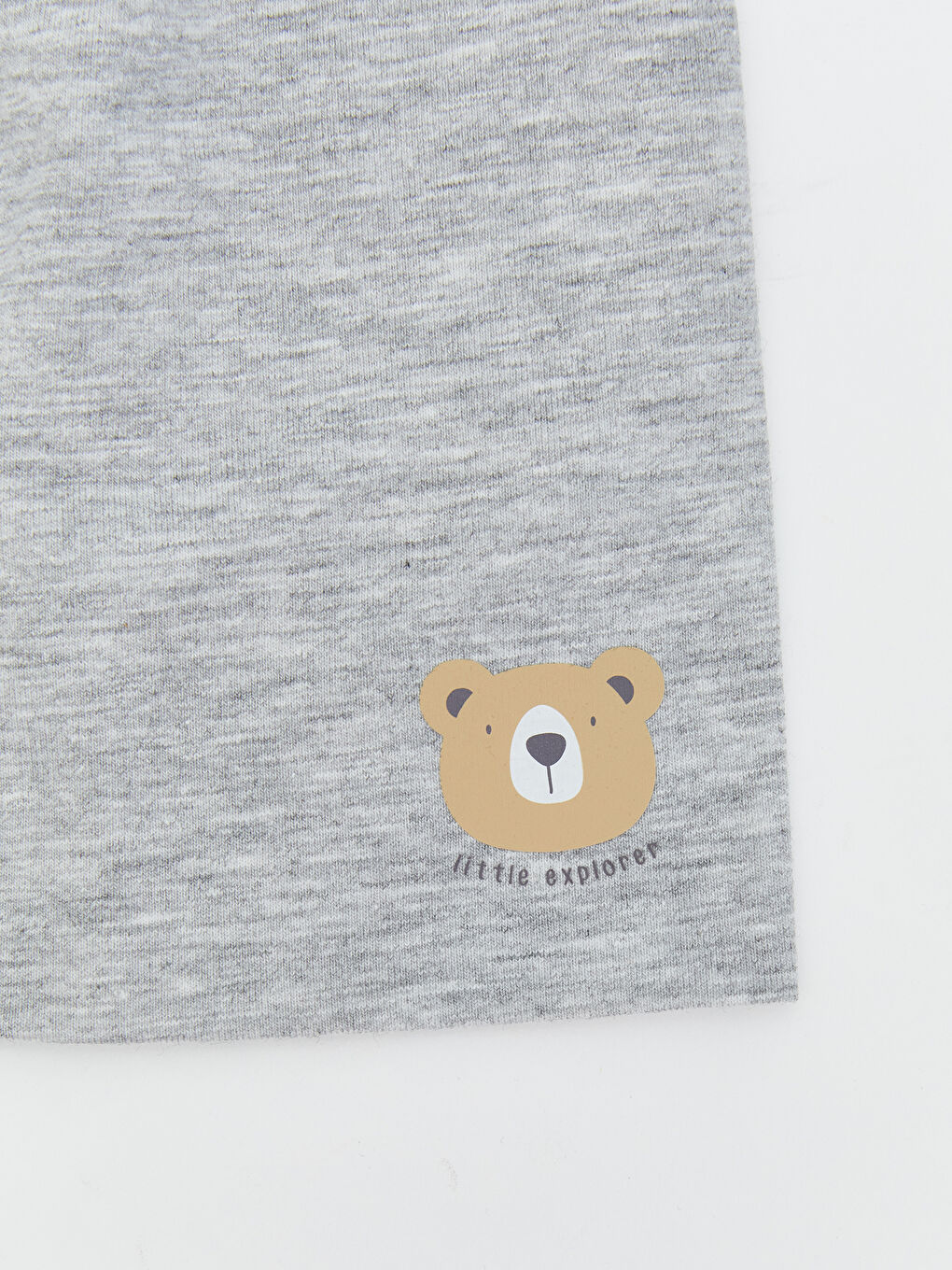 Beyaz Ayı Baskılı Erkek Bebek Bere-1