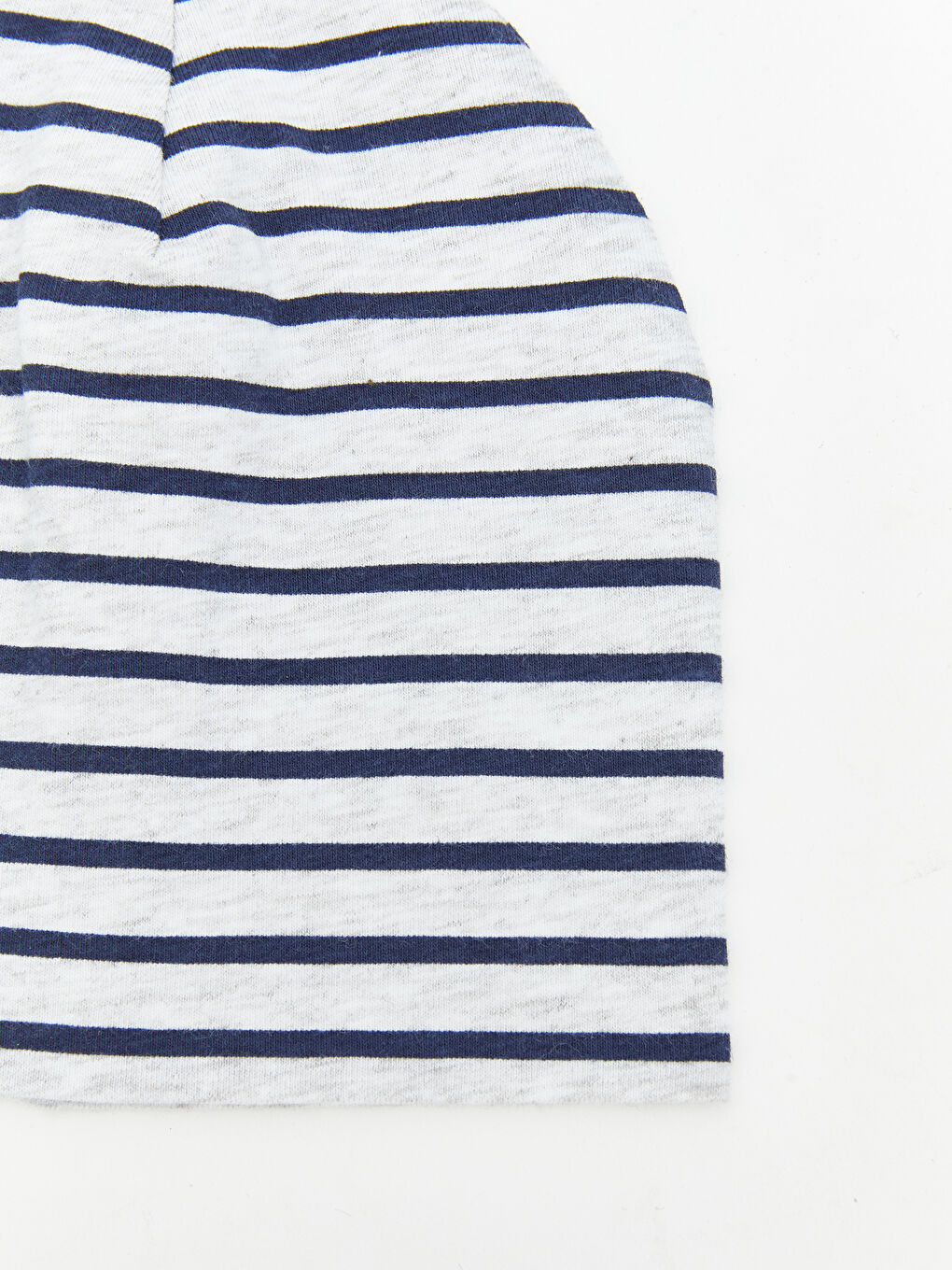 Gri Çizgili Erkek Bebek Bere-1