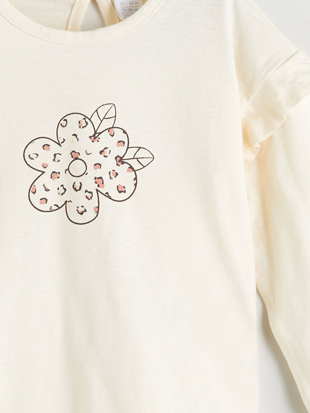 Crew Neck Printed Baby Girls Sweatshirt and Tights 2 Pack-5