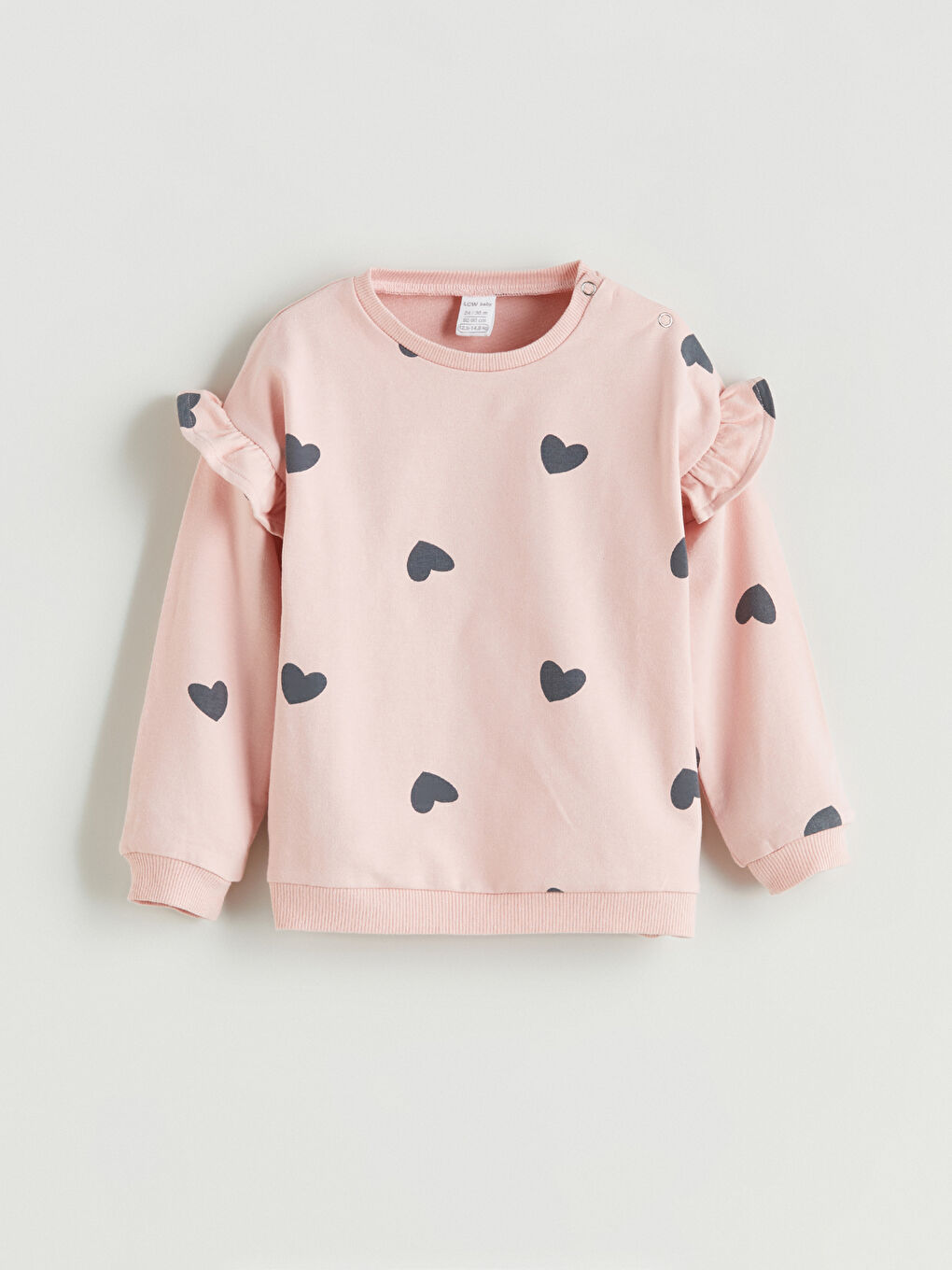 Ensemble Sweat-Shirt et Collant Imprimé Bébé Fille Col Rond 2 Pièces-1