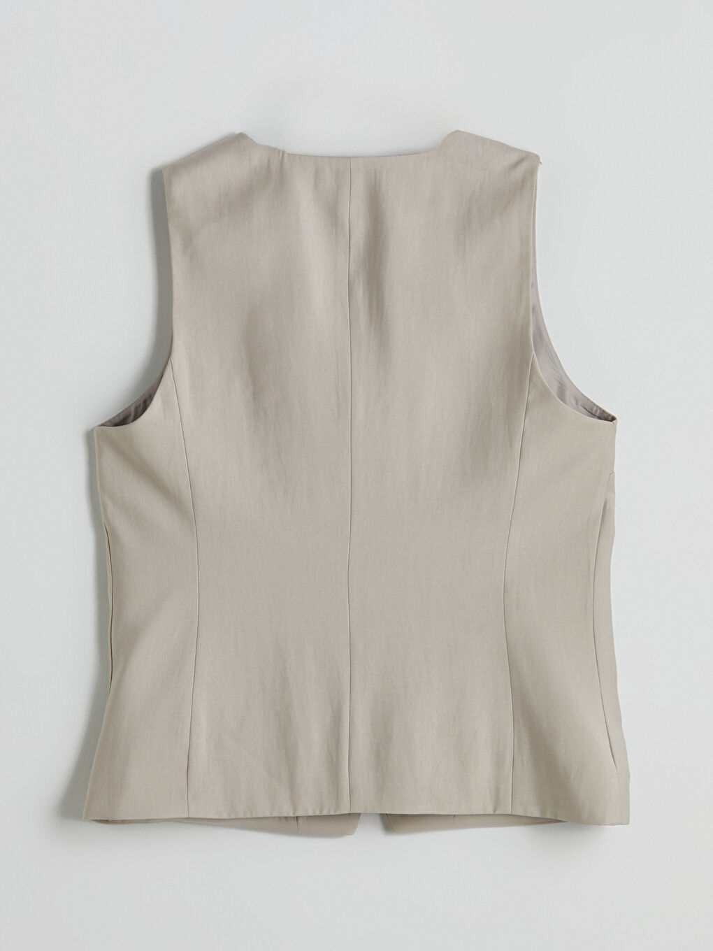 LCWAIKIKI Classic V Neck Women's Classic Waistcoat -W54112Z8-CTL