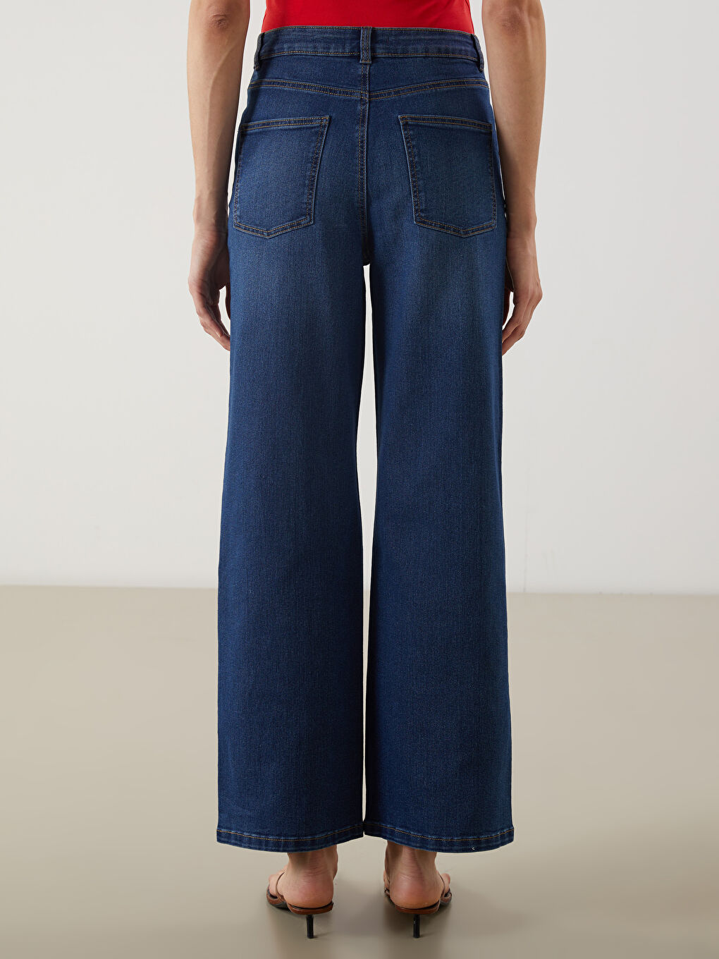 LCWAIKIKI Classic Wideleg Women's Jeans -W54115Z8-309