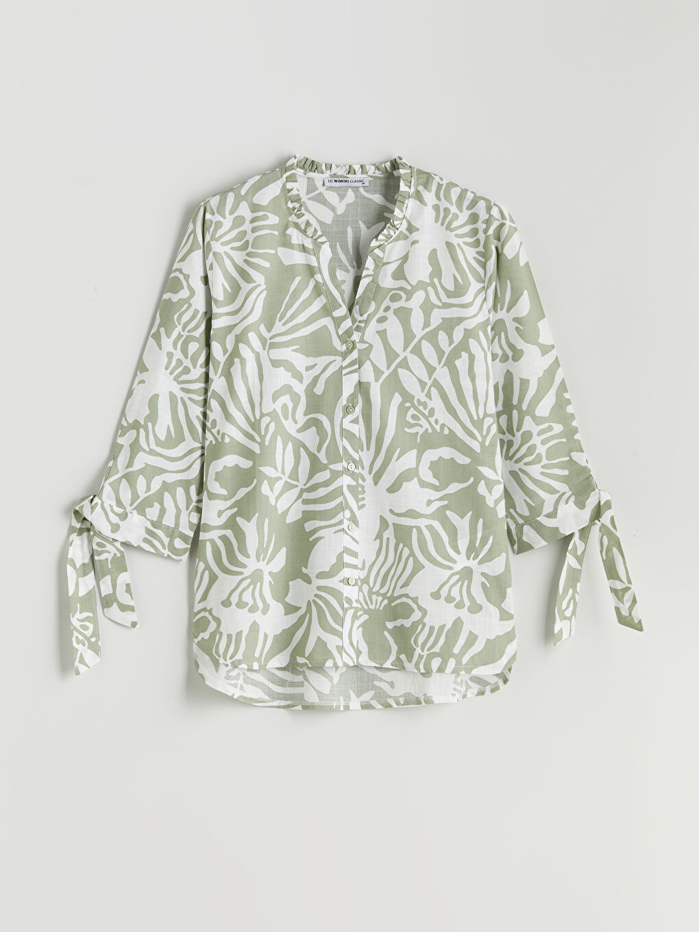 LCWAIKIKI Classic Woman GREEN Blouse -W54121Z8-LRR