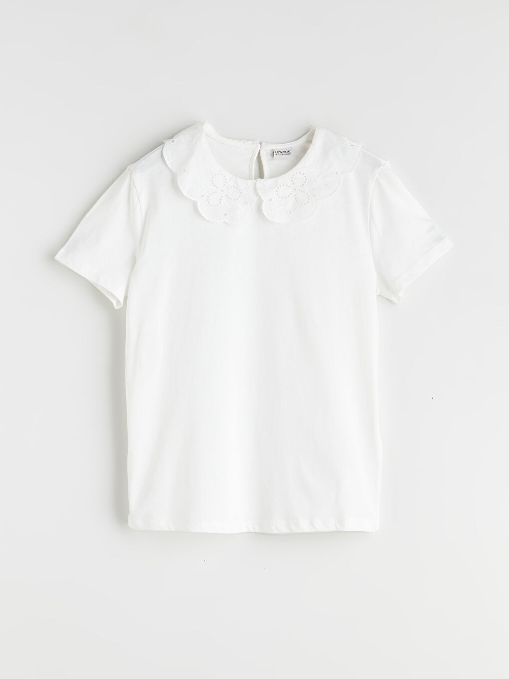 LCW Kids Baby Collar Girl T-Shirt -W54132Z4-R9J