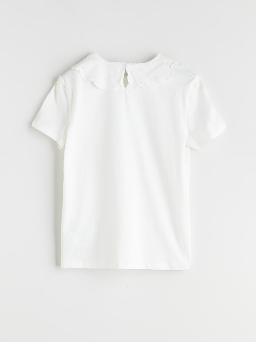 LCW Kids Baby Collar Girl T-Shirt -W54132Z4-R9J