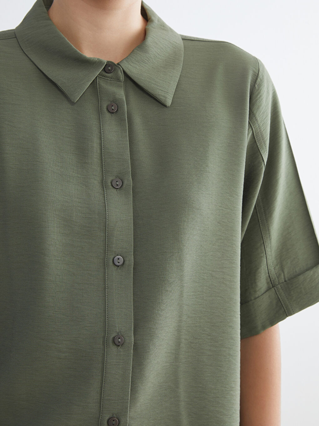 LCWAIKIKI Classic Loose Fit Women's Shirt -W54139Z8-SYW