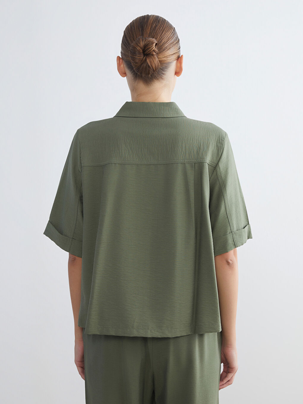 LCWAIKIKI Classic Loose Fit Women's Shirt -W54139Z8-SYW